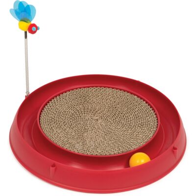 Catit Play-N-Scratch ca. Ø36xH25cm (rood) Catit Play-N-Scratch ca. Ø36xH25cm (rood)
