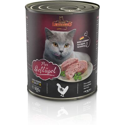 6x800g All Meat Gevogelte Puur Leonardo Kattenvoer 6x800g All Meat Gevogelte Puur Leonardo Kattenvoer