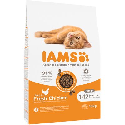 10kg Iams Kitten & Junior Kattenvoer 10kg Iams Kitten & Junior Kattenvoer