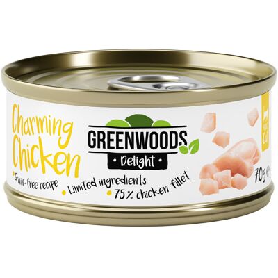 Greenwoods Delight kipfilet 24 x 70 g Greenwoods Delight kipfilet 24 x 70 g