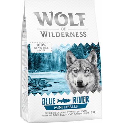 5x1kg Wolf of Wilderness Mini Blue River Zalm Hondenvoer droog 5x1kg Wolf of Wilderness Mini Blue River Zalm Hondenvoer droog
