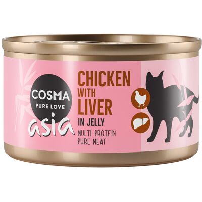 24 x 85 g Cosma Thai in Gelei Voordeelpakket Kip & Kippenlever 24 x 85 g Cosma Thai in Gelei Voordeelpakket Kip & Kippenlever
