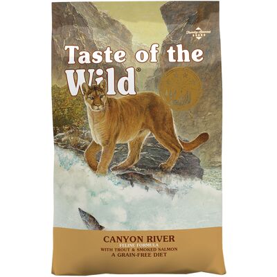 2kg Canyon River Feline Taste of the Wild Kattenvoer 2kg Canyon River Feline Taste of the Wild Kattenvoer