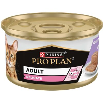 24x85g Delicate Kalkoen Purina Pro Plan Kattenvoer 24x85g Delicate Kalkoen Purina Pro Plan Kattenvoer