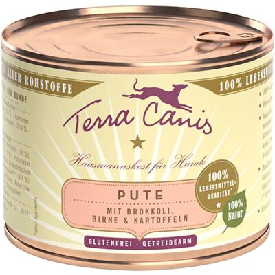 Terra Canis 6 x 200 g - Kalkoen met Aardappelen, Groenten & Peer Terra Canis 6 x 200 g - Kalkoen met Aardappelen, Groenten & Peer