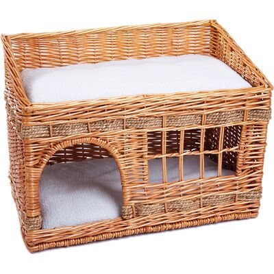 zooplus Exclusive - Lichtbruin - Kattenhuis Pueblo zooplus Exclusive - Lichtbruin - Kattenhuis Pueblo