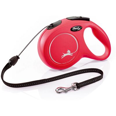 flexi New Classic Rollijn Koord M rood, 8m Hond flexi New Classic Rollijn Koord M rood, 8m Hond