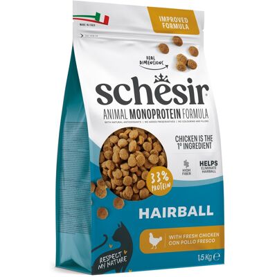 Schesir Original Haarbal met kip - 1,5 kg Schesir Original Haarbal met kip - 1,5 kg