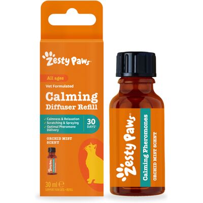 30 ml Zesty Paws Cat Calming Diffuser navulling kat 30 ml Zesty Paws Cat Calming Diffuser navulling kat