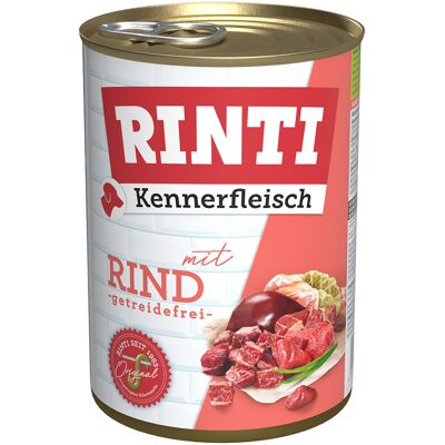 12x400g Rinti "Kennerfleisch" Rund (origineel) Hondenvoer 12x400g Rinti "Kennerfleisch" Rund (origineel) Hondenvoer