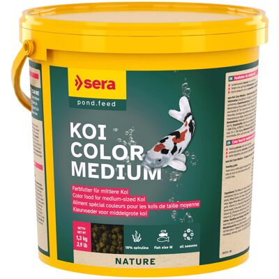 3800ml Sera Koi Color Nature Medium Visvoer 3800ml Sera Koi Color Nature Medium Visvoer