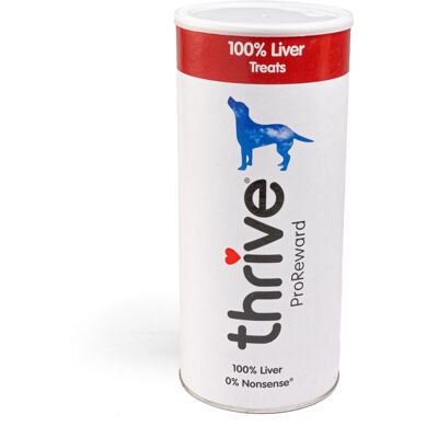 3x60g ProReward Gevriesdroogde Lever Thrive Hondensnacks 3x60g ProReward Gevriesdroogde Lever Thrive Hondensnacks