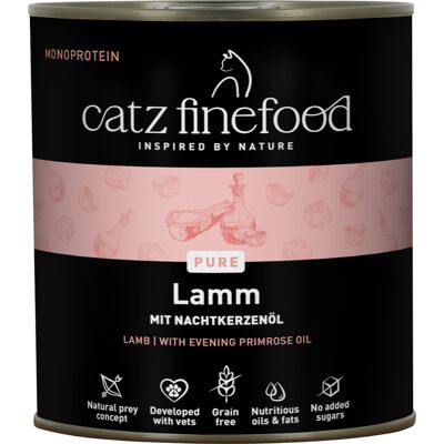 6 x 800g catz finefood Purrrr No.111 Lamb natvoer voor katten 6 x 800g catz finefood Purrrr No.111 Lamb natvoer voor katten