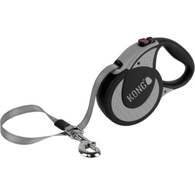 Kong Ultieme Intrekbare Leiband Grijs XL, ca 70kg hond Kong Ultieme Intrekbare Leiband Grijs XL, ca 70kg hond