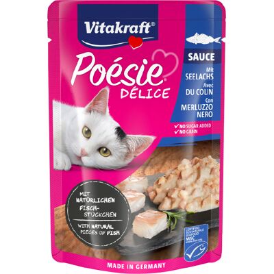 23x85g Vitakraft Poésie Délice Koolvis nat kattenvoer 23x85g Vitakraft Poésie Délice Koolvis nat kattenvoer
