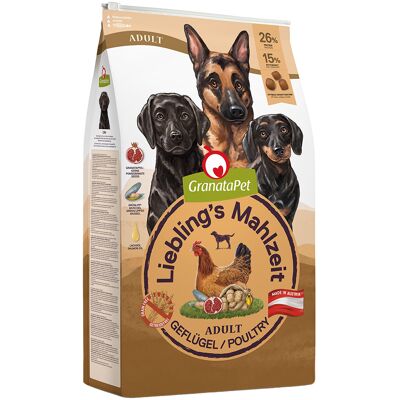 10kg GranataPet Adult Gevogelte Hondenvoer 10kg GranataPet Adult Gevogelte Hondenvoer