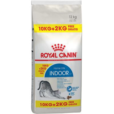 10+2kg Indoor 27 Royal Canin Kattenvoer droog 10+2kg Indoor 27 Royal Canin Kattenvoer droog