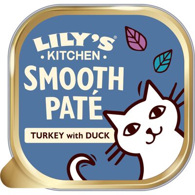 19x 85g Lily's Kitchen Smooth Paté Selection Kalkoen & eend natvoer voor katten 19x 85g Lily's Kitchen Smooth Paté Selection Kalkoen & eend natvoer voor katten