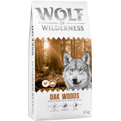 Wolf of Wilderness Adult "Oak Woods" Wild Zwijn - graanvrij -12 kg: Nieuwe Receptuur Wolf of Wilderness Adult "Oak Woods" Wild Zwijn - graanvrij -12 kg: Nieuwe Receptuur