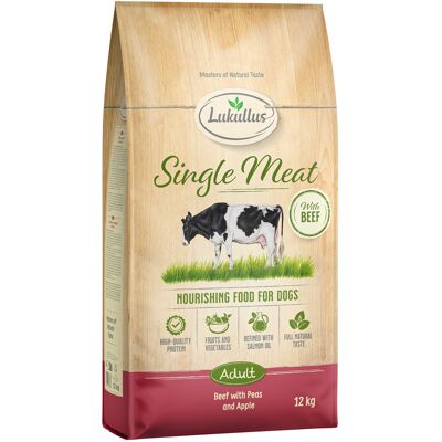 Lukullus Single Meat Rund - 12 kg Nieuw Receptuur Lukullus Single Meat Rund - 12 kg Nieuw Receptuur