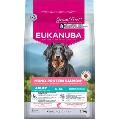 Eukanuba Special Care Mono-Protein Adult met zalm - Dubbelpak: 2 x 2,3 kg Eukanuba Special Care Mono-Protein Adult met zalm - Dubbelpak: 2 x 2,3 kg