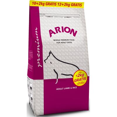 Arion Premium Lam & Rijst - 10 + 2 kg gratis Arion Premium Lam & Rijst - 10 + 2 kg gratis