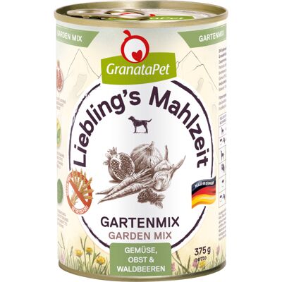 6x375g GranataPet Lievelingsmaaltijd Tuinmix Hondenvoer 6x375g GranataPet Lievelingsmaaltijd Tuinmix Hondenvoer