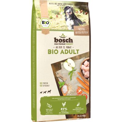 11,5kg bosch Bio Adult Hondenvoer 11,5kg bosch Bio Adult Hondenvoer