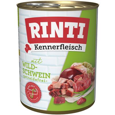 RINTI "Kennerfleisch" 6 x 800 g - Wildzwijn RINTI "Kennerfleisch" 6 x 800 g - Wildzwijn