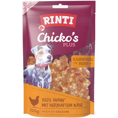 3x225g Rinti Chicko Plus Kaasblokjes Hondensnacks 3x225g Rinti Chicko Plus Kaasblokjes Hondensnacks
