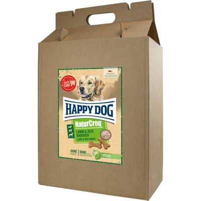 5kg Happy Dog NaturCroq bot met lam en rijst hondensnack 5kg Happy Dog NaturCroq bot met lam en rijst hondensnack