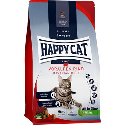 Happy Cat Culinary Adult Rund Kattenvoer - Dubbelpak: 2 x 1,3 kg Happy Cat Culinary Adult Rund Kattenvoer - Dubbelpak: 2 x 1,3 kg