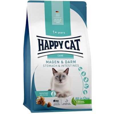 Happy Cat Care Maag & Darmen Kattenvoer - Dubbelpak: 2 x 1,3 kg Happy Cat Care Maag & Darmen Kattenvoer - Dubbelpak: 2 x 1,3 kg