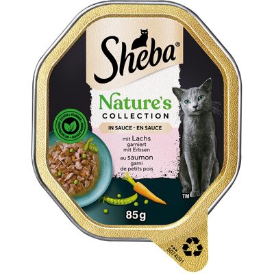 22x85g Zalm in Saus Nature's Collection Sheba Kattenvoer 22x85g Zalm in Saus Nature's Collection Sheba Kattenvoer