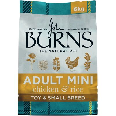 Burns Adult & Senior Original Toy & Small Breed - Kip & Rijst - 6 kg Burns Adult & Senior Original Toy & Small Breed - Kip & Rijst - 6 kg