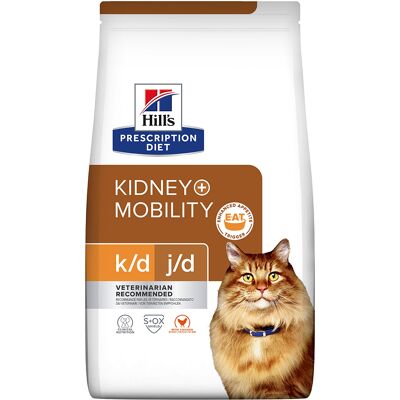 3kg Feline K/D +Mobility met Kip Hill's Prescription Diet Kattenvoer 3kg Feline K/D +Mobility met Kip Hill's Prescription Diet Kattenvoer