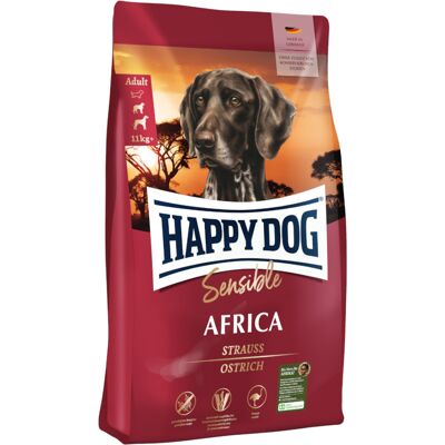 12,5kg Afrika Struisvogel & Aardappel Happy Dog Supreme Sensible Hondenvoer 12,5kg Afrika Struisvogel & Aardappel Happy Dog Supreme Sensible Hondenvoer