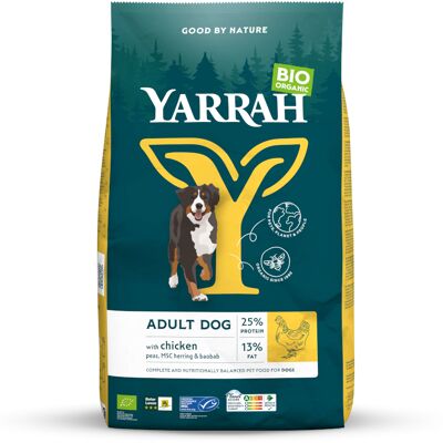 15kg Yarrah Bio Adult met Biologische Kip Hondenvoer droog 15kg Yarrah Bio Adult met Biologische Kip Hondenvoer droog
