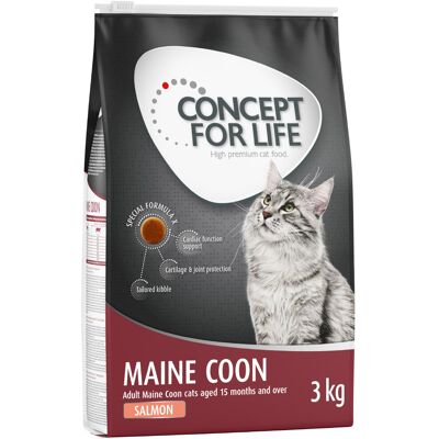 3kg Maine Coon Adult Zalm Concept for Life Kattenvoer Graanvrij 3kg Maine Coon Adult Zalm Concept for Life Kattenvoer Graanvrij