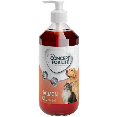 1000ml Zalmolie voor Hond/Kat Concept for Life 1000ml Zalmolie voor Hond/Kat Concept for Life