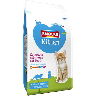 Smolke 4kg Kitten Optimal Growth Smølke Kattenvoer Smolke 4kg Kitten Optimal Growth Smølke Kattenvoer