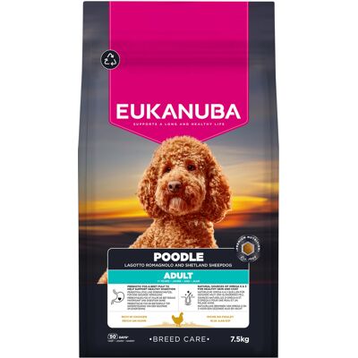 7,5kg Eukanuba Adult Breed Poedel Honden droogvoer 7,5kg Eukanuba Adult Breed Poedel Honden droogvoer