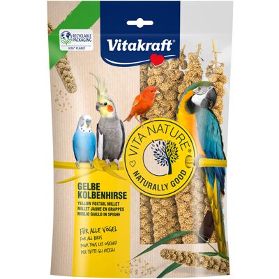 Voordeelpakket: 6x,300g Vitakraft Vita Nature Gele Kolfgierst voor Vogel Voordeelpakket: 6x,300g Vitakraft Vita Nature Gele Kolfgierst voor Vogel