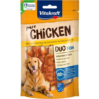 8x80g Vitakraft Duo Kip & Vis Hondensnack 8x80g Vitakraft Duo Kip & Vis Hondensnack