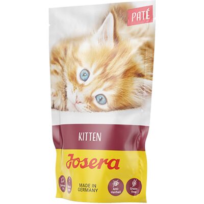 16x85g Josera Paté Kitten Gevogelte kattenvoer nat 16x85g Josera Paté Kitten Gevogelte kattenvoer nat