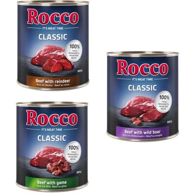 6x800g Wild-Mix Rocco Classic Hondenvoer 6x800g Wild-Mix Rocco Classic Hondenvoer