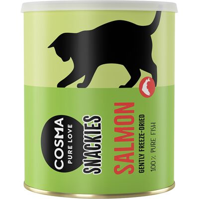 120g Zalm Maxi Tube Cosma Snackies Gevriesdroogde Kattensnacks 120g Zalm Maxi Tube Cosma Snackies Gevriesdroogde Kattensnacks