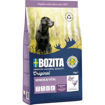 2x 3kg Bozita Original Senior & Vital met kip hondenvoer droog 2x 3kg Bozita Original Senior & Vital met kip hondenvoer droog