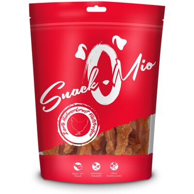 Voordeelpakket: 4 x ca. 500g SnackOMio Malse kipfiletreepjes hondensnacks Voordeelpakket: 4 x ca. 500g SnackOMio Malse kipfiletreepjes hondensnacks