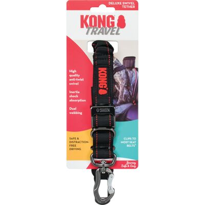 KONG Travel Deluxe draaibaar harnas ca. 130cm hond KONG Travel Deluxe draaibaar harnas ca. 130cm hond